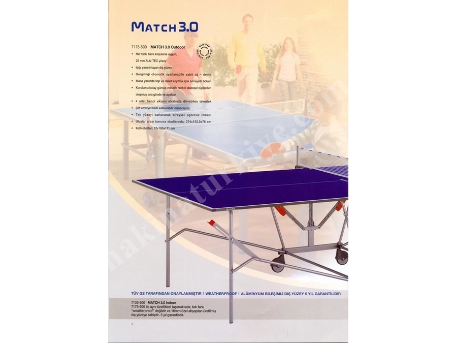 Tenis Masası - Dış Mekan