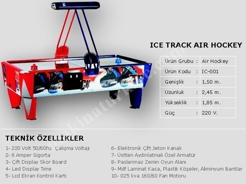 Air-Hockey-Tisch / Tekno-Set Ic-001