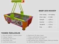 Baby Air Hockey Masası / Tekno-Set Ic-002 - 1