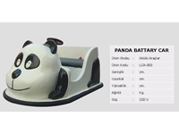Panda Akülü Araba / Tekno-Set Lca 003 - 1