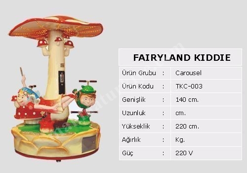 Fairyland Kiddie Carousel / Tekno-Set Tkc 003