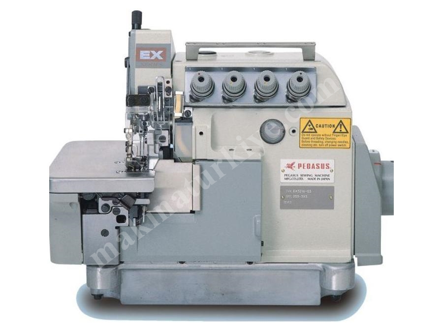 EX3216H A05K 5 İplik Kot Overlok Makinası 