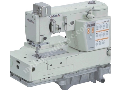 MAC 100 Elektronik Programlı Kenar İşleme Ve Kroşeta Makinası