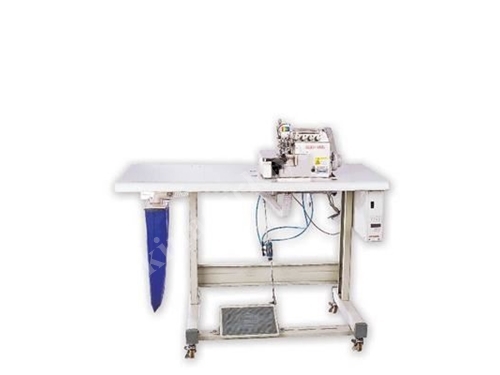 CSA 2516SM 03/S35 5X5/KH2F Elektronik 5 İplik Havalı Ayak Kaldırmalı İplik Kesmeli Overlok Makinesi