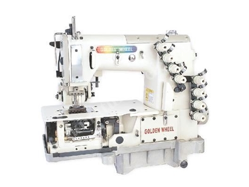 CS 1204 P (4 İğne) Zincir Dikiş Lastik Şerit Büzgü Makinası
