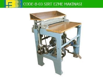 Sırt Ezme Makinası
