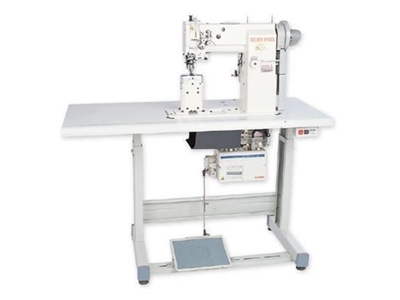 CS-7364L-BT Sütunlu Çift İğne Deri Dikim Makinası  - 0