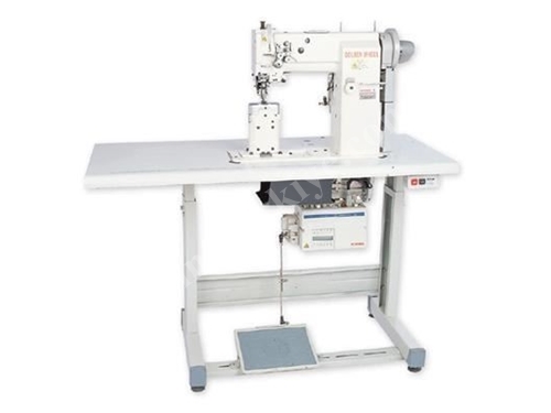 CS-7364L-BT Sütunlu Çift İğne Deri Dikim Makinası 