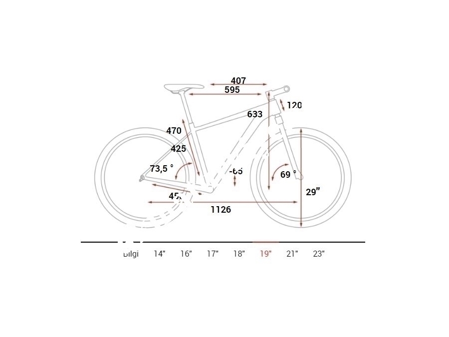 Hardtail Dağ Bisikleti (Siyah, Beyaz) 19 İnç - Cube ATTENTION SL