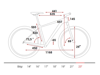 Hardtail Dağ Bisikleti (Siyah, Beyaz) 23 İnç - Cube ATTENTION SL - 2