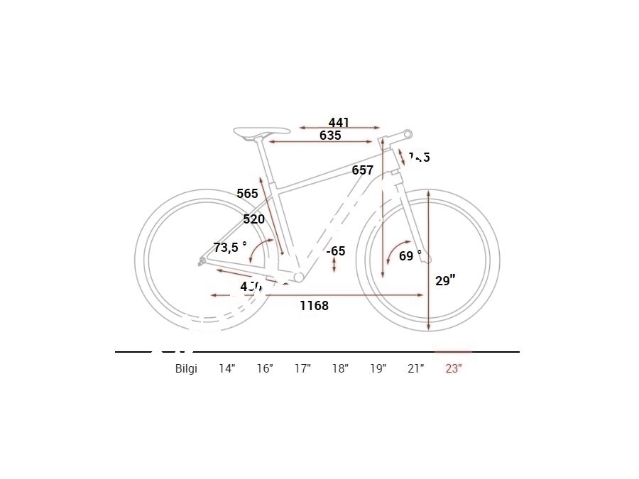 Hardtail Dağ Bisikleti (Siyah, Beyaz) 23 İnç - Cube ATTENTION SL