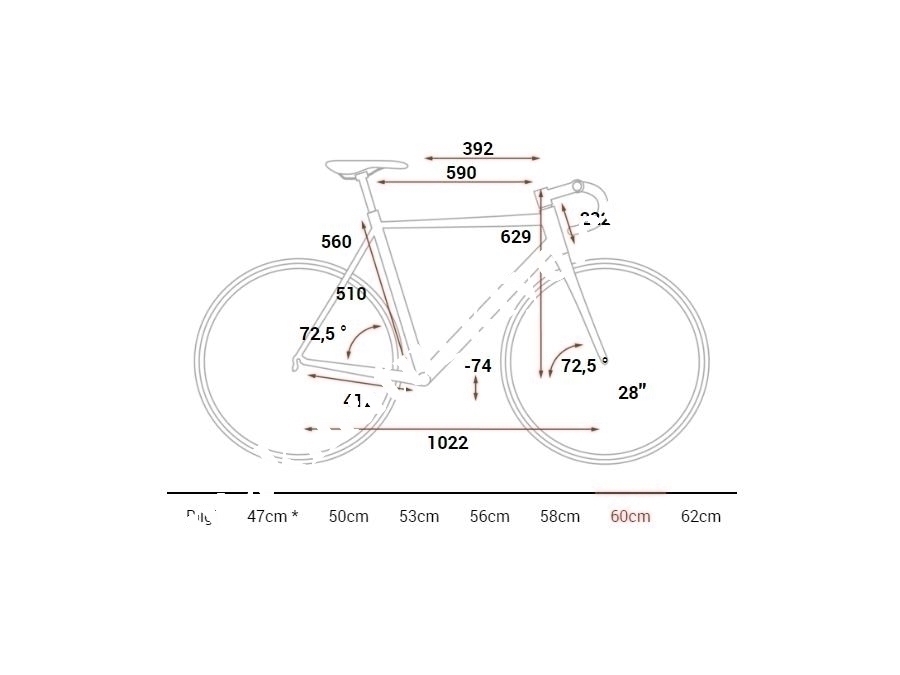 Yol Yarış Bisikleti (Siyah, Kırmızı) 60 Cm - Cube ATTAIN