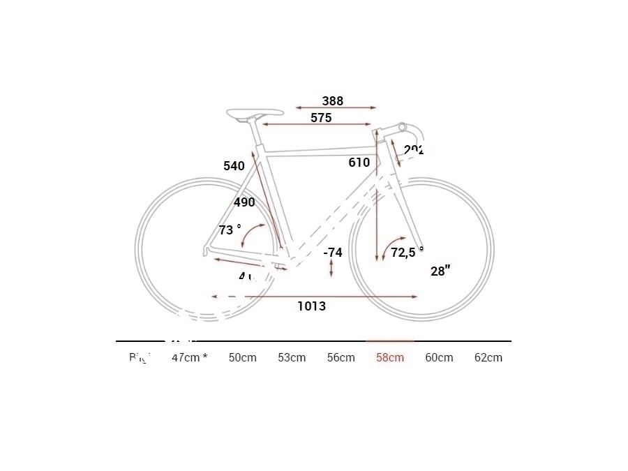 Yol Yarış Bisikleti (Siyah, Kırmızı) 58Cm - Cube ATTAIN