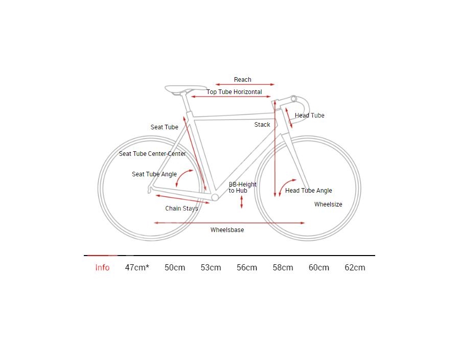 Yol Yarış Bisikleti (Siyah, Kırmızı) 56 Cm - Cube ATTAIN