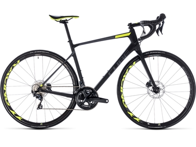 Yol Yarış Bisikleti (Karbon, Sarı) 62 Cm - Cube ATTAIN GTC SLT Disc - 0