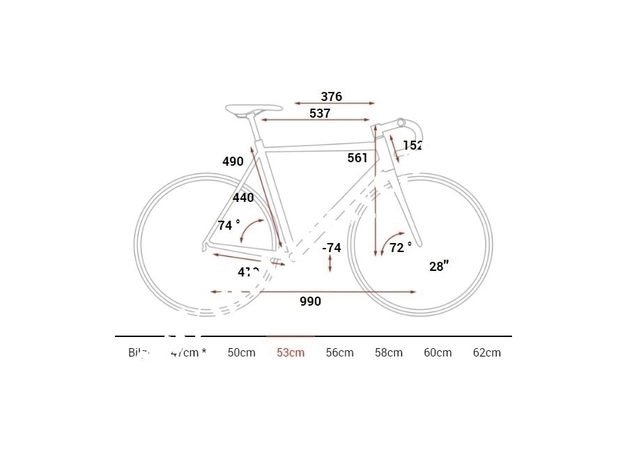 Yol Yarış Bisikleti (Siyah, Kırmızı) 53 Cm - Cube ATTAIN