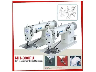 Twin Needle Chain Stitch Sewing Machine MH380FU