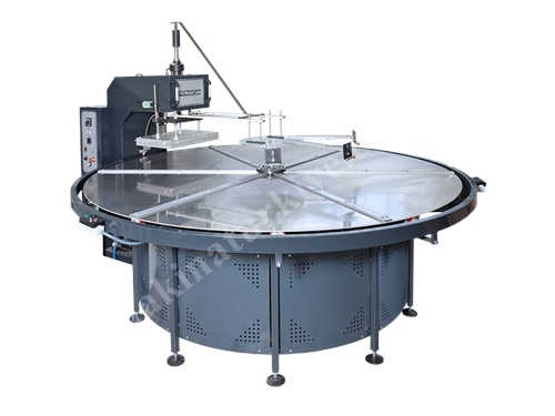 Machine de transfert de chaleur en cuir à plateau rotatif FR 01 DT
