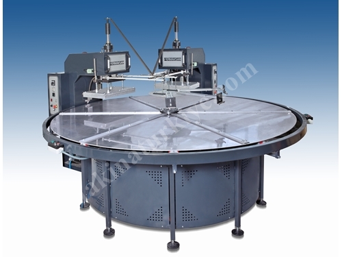 FR 01 DT Rotary Table Leder-Transfermaschine mit Hitze