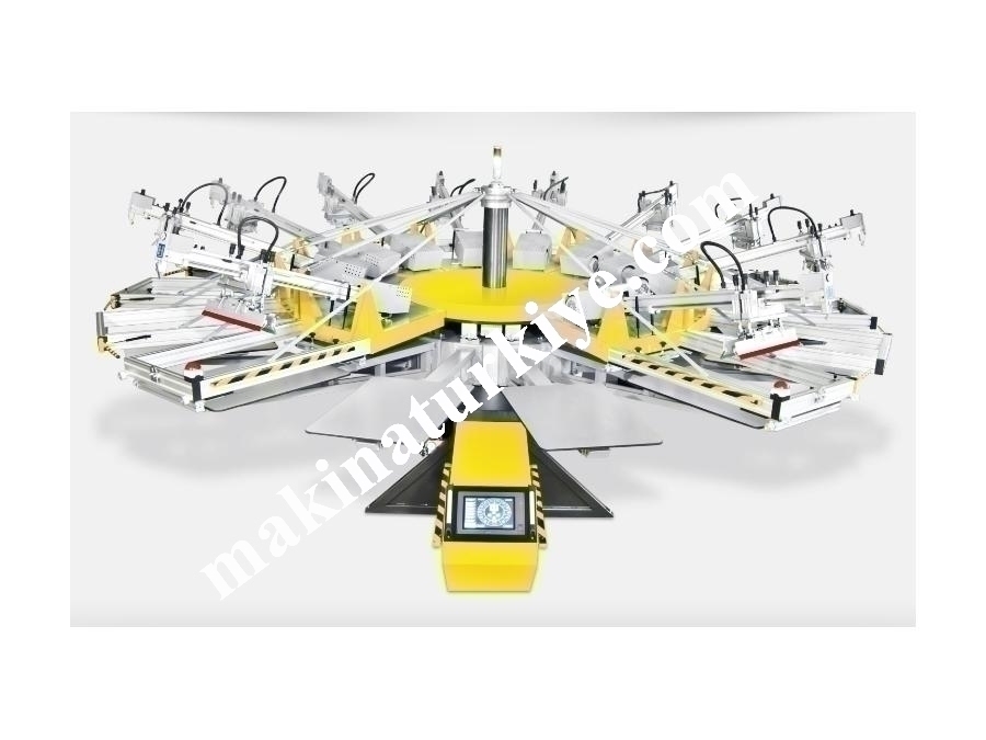 40 × 60 Cm 14 Renk 16 Paletli Ahtapot Baskı Makinesi 