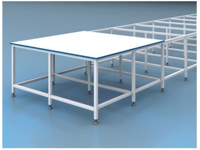 K 2 Siblings Fabric Display Table - 0
