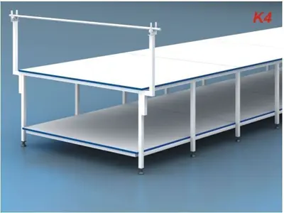 K 4 Kardeşler Konsol Başlıklı Pastal Serim Masası 