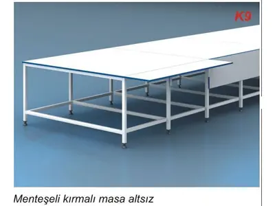 Menteşeli Kırmalı Kumaş Serim Masası