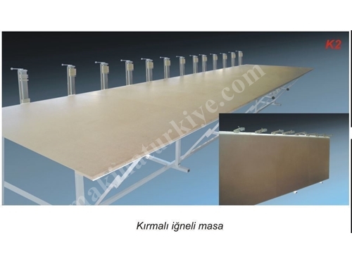 Kırmala İğneli Pastal Kesim Masası