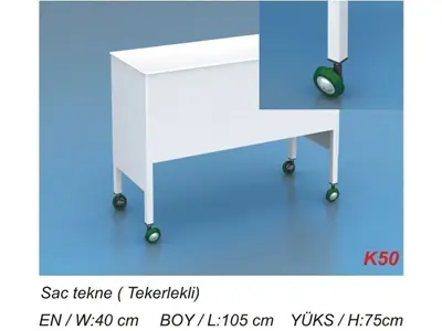 Kardesan Tekerlekli Sac Tekne