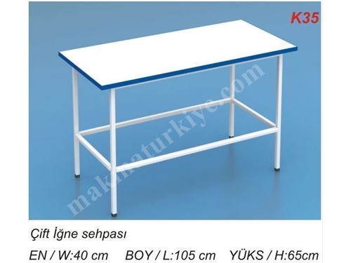  K35 Kardeşler Çift İğne Sehpası 