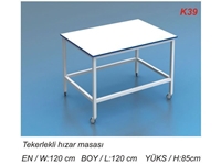 Колесный стол для пилы K39 Kardeşler