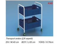 K46 Brüder Doppelkorb Transportwagen
