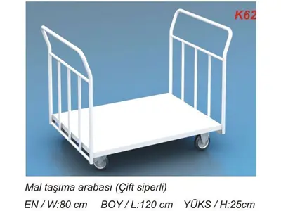 Chariot de transport double pare-brise K62 des frères