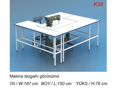 K20 Siblings Sewing Machine Table