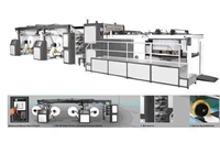 4 Coil Paper and Cardboard Cutting Machine 1230 mm / Vatan Machine FCT 1250/4 - 0