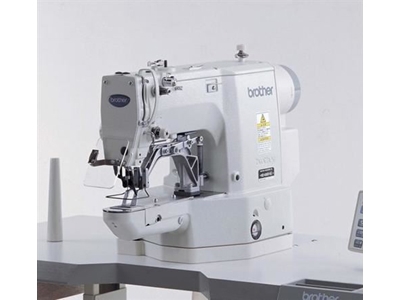 Direct Drive Kilit Dikiş Düğme Makinesi / Brother Be-438 D