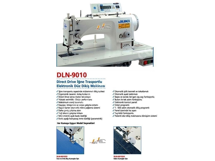 Direct Drive Elektronik Düz Dikiş Makinesi / Juki Dln-9010