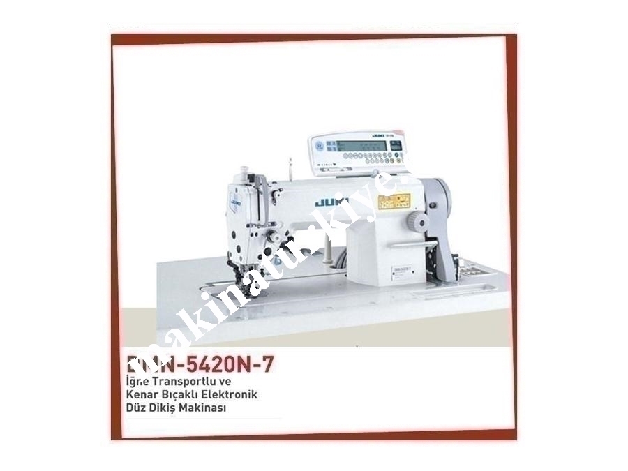 İğne Transportlu Elektronik Düz Dikiş Makinesi / Juki Dmn-5420n-7