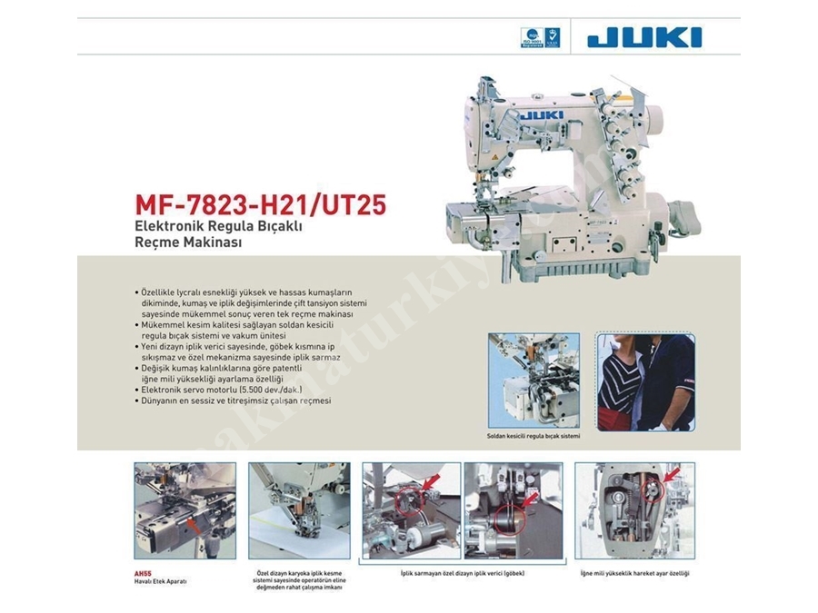 Elektronik Regula Bıçaklı Reçme Makinesi / Juki Mf-7823-H21