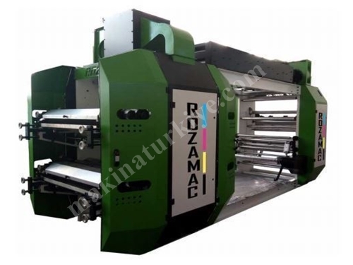 4 Renk Stack Tip Flekso Baskı Makinası  SRR 4110