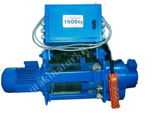 K AMV 1600 (1.6 Ton) Arabalı Monoray Vinç 
