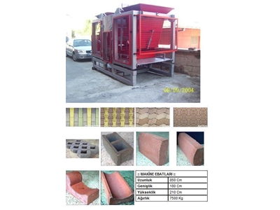 Briket Makinesi ( 750 Blok/Saat ) - 2