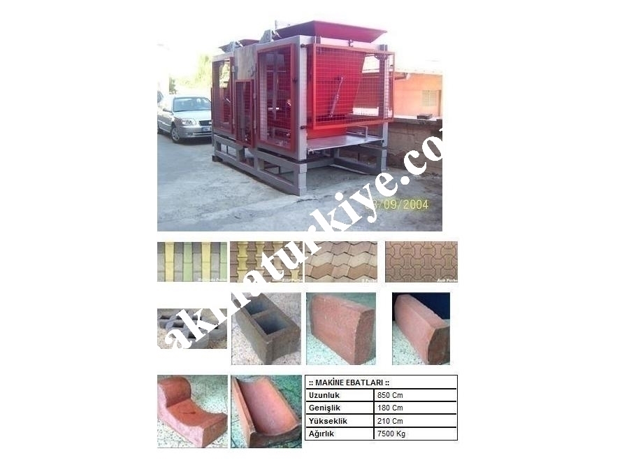 Briket Makinesi ( 750 Blok/Saat )