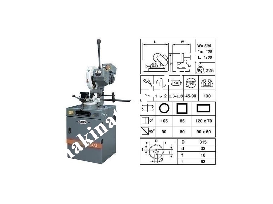 İleri Teknik V 275 Manuel Daire Testere