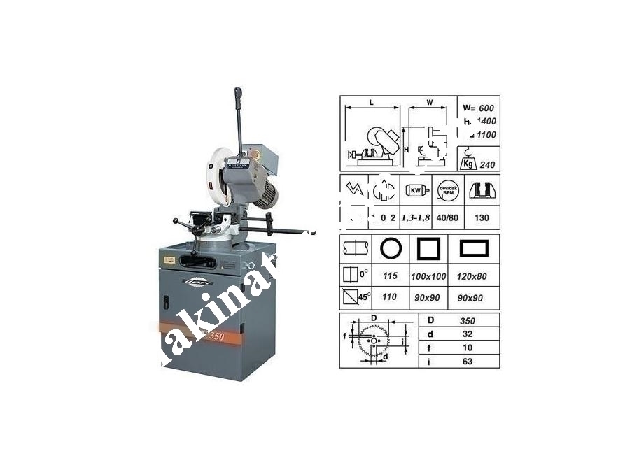 Manuel Daire Testere / İleri Teknik V 350