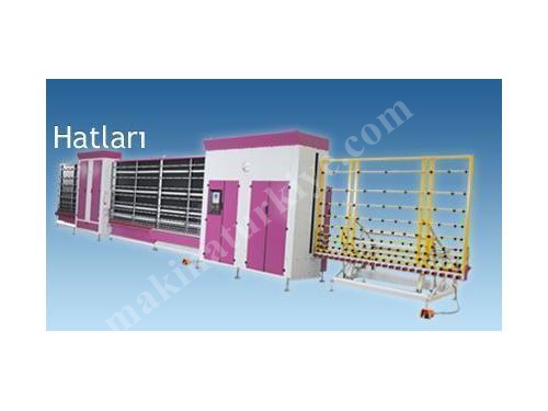 Obym 2000 /6 Pnömatik Panel Presli Cam Yıkama Hattı