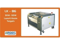 Lazerli Kesim Tezgahı - 30 W ( 80 X 60 Cm )