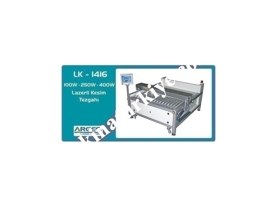 Lazerli Kesim Tezgahı 3 Eksenli 400w