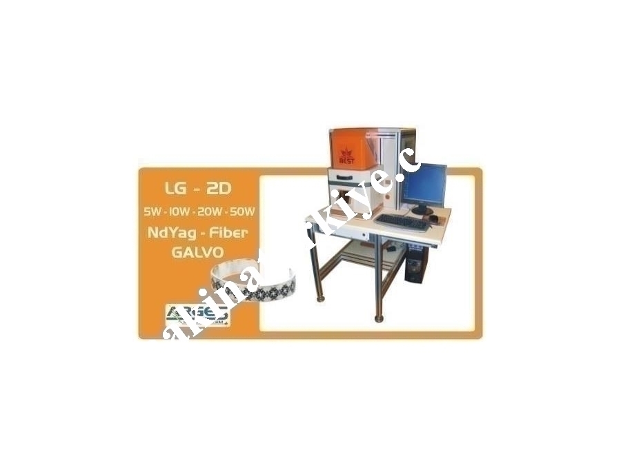 Lazer Kazıma, Markalama Ve Kesim Makinesi 3 Eksenli 20w