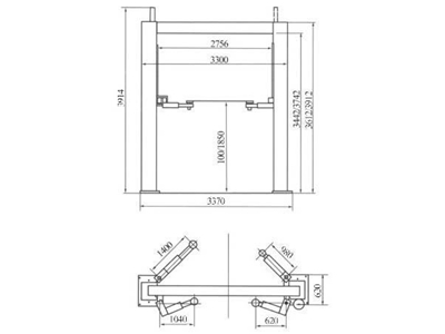 4 Ton Hidrolik 2 Kolonlu Lift / Bear Ss-39 - 1